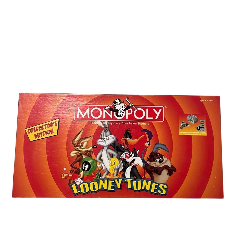 Looney Tunes Collector's Edition Monopoly USAopoly Board Game Classic